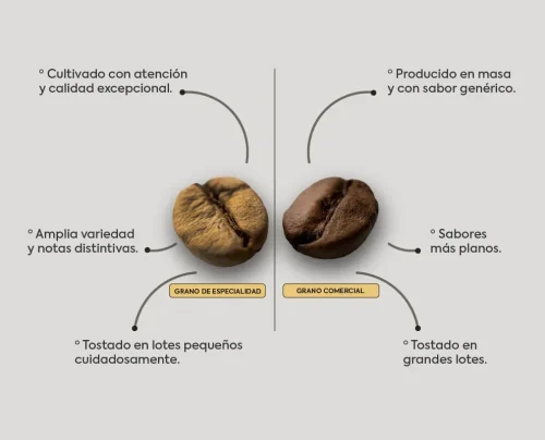 cafe de especialidad vs cafe comercial